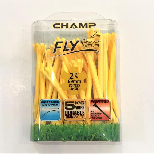 CHAMP FLY TEE GOLF  2-3/4" 30P PACK (YELLOW) - 92522
