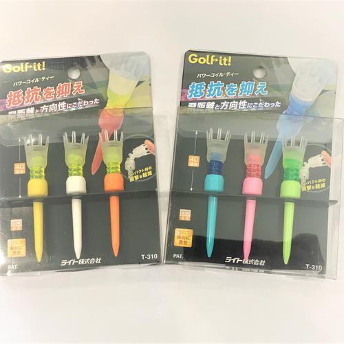 LITE T310 - POWER COIL TEE GOLF (3PCS)