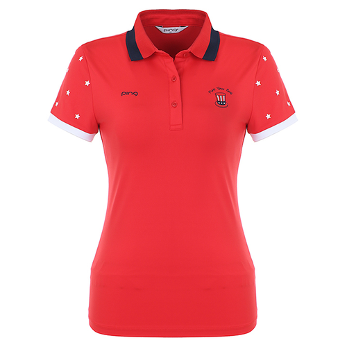 ÁO GOLF POLO NỮ NGẮN TAY PING 12282TO962 RED 