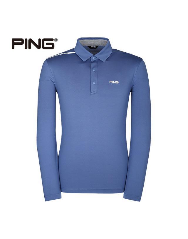 ÁO GOLF POLO NAM DÀI TAY PING 112A1TO902 DARK BLUE