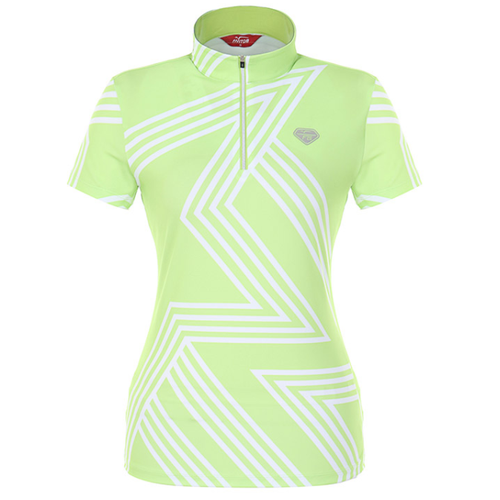 Áo golf polo nữ ngắn tay Fantom 22182TH073 GR/NEON