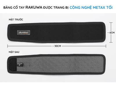 BĂNG CỔ TAY VÀ CỔ CHÂN PHITEN TITANBAND RAKUWA METAX BLACK_30CM 2PC TB198000