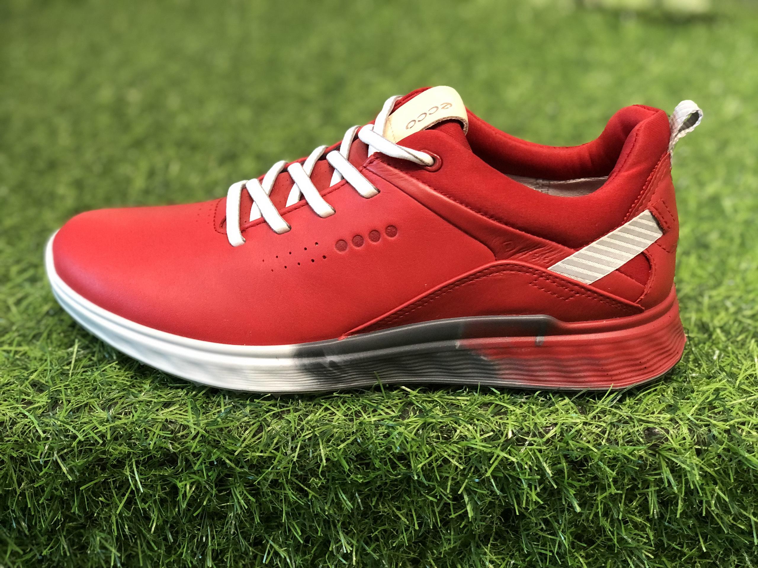 Giày golf nữ Ecco W GOLF S-THREE RD/WH 10290301046