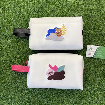 Túi Golf cầm tay CAMO POUCH APEACH KAKAO FRIENDS GOLF WH/PK FRPBAPCPC0001