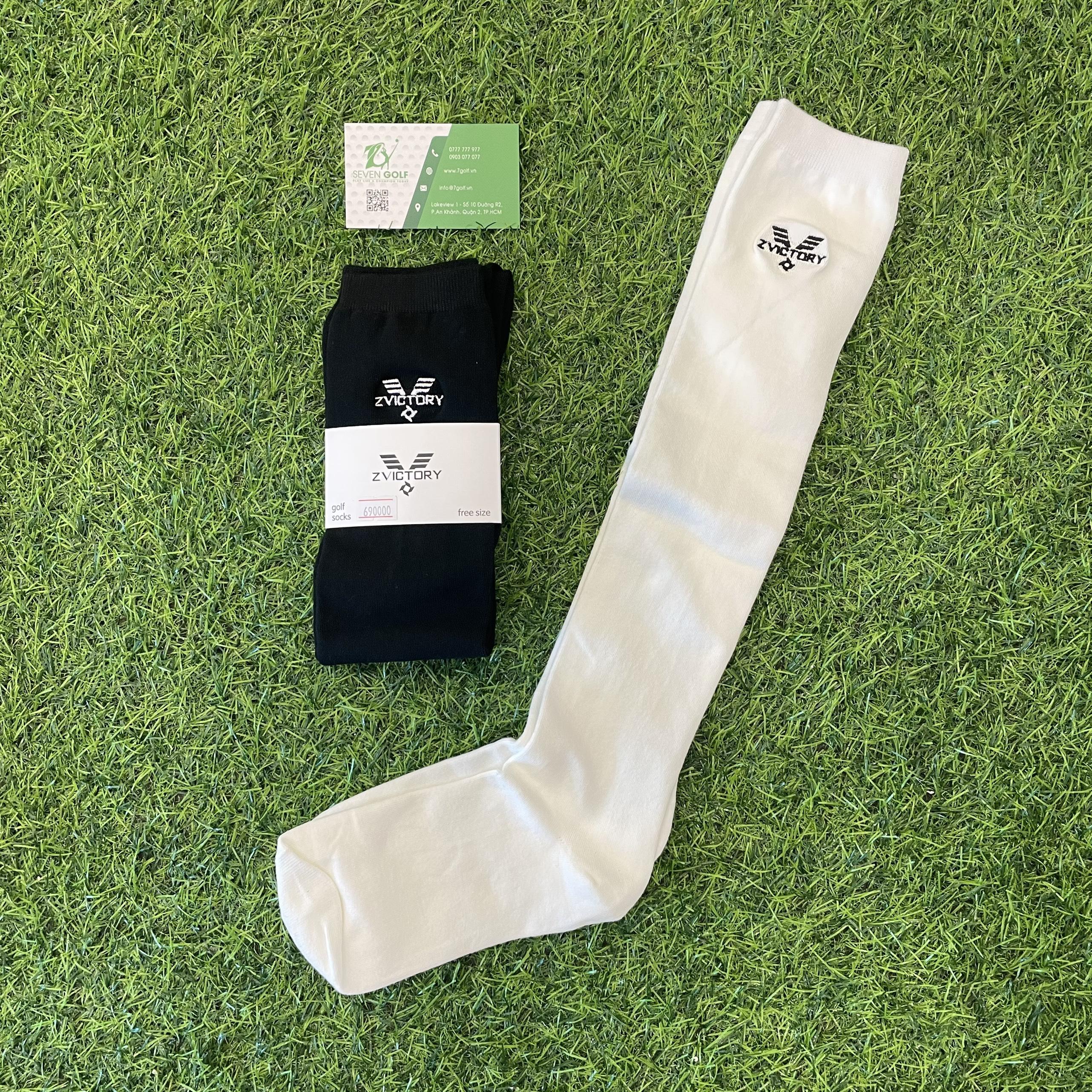 Vớ golf nữ dài Z-Victory white