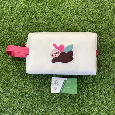 Túi Golf cầm tay CAMO POUCH APEACH KAKAO FRIENDS GOLF WH/PK FRPBAPCPC0001