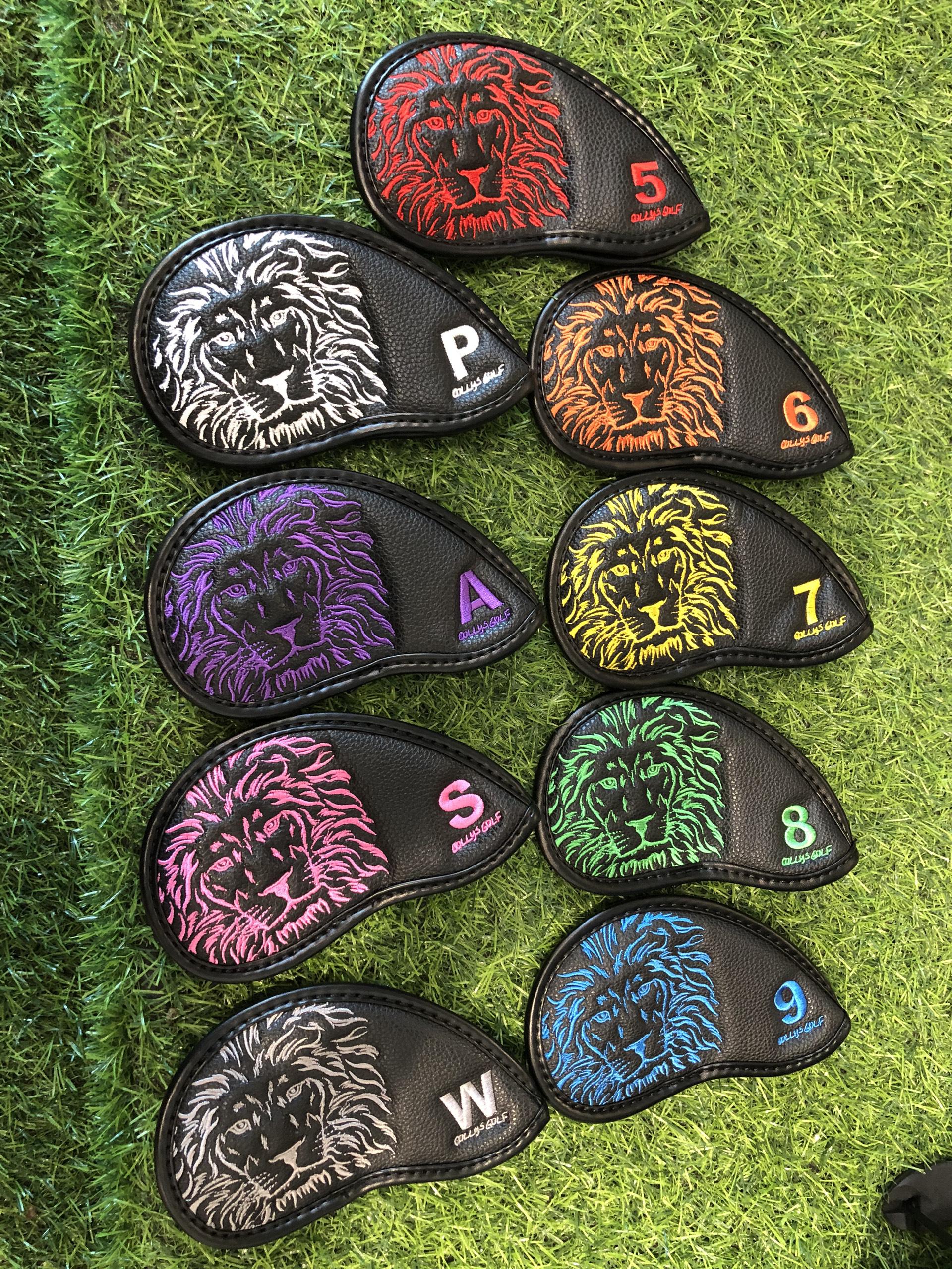 BỌC ĐẦU GẬY SẮT COLLYS GOLF #5-9,P,A,S,W BLACK