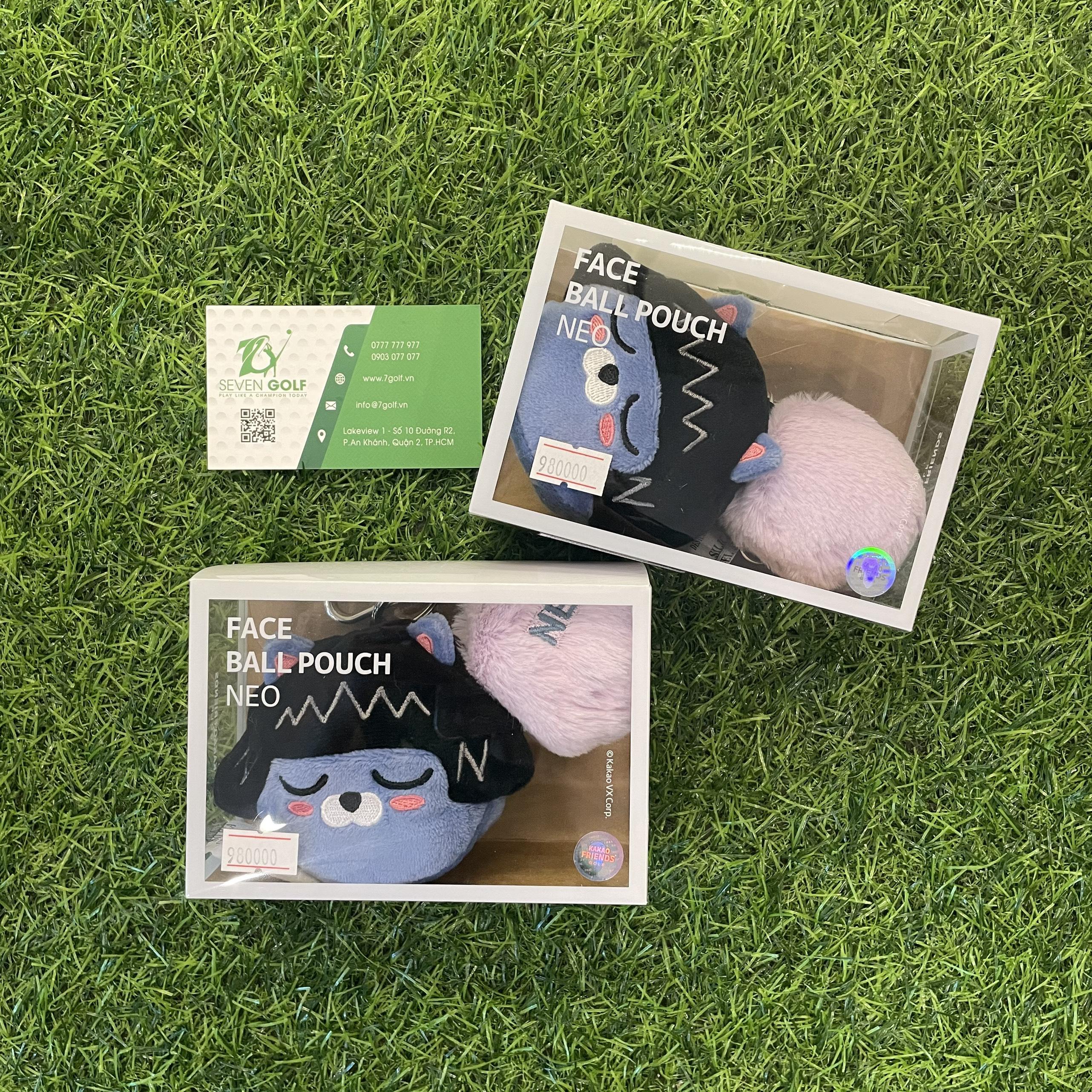 Túi Đựng Bóng Golf KAKAO FRIENDS FACE BALL POUCH NEO NY