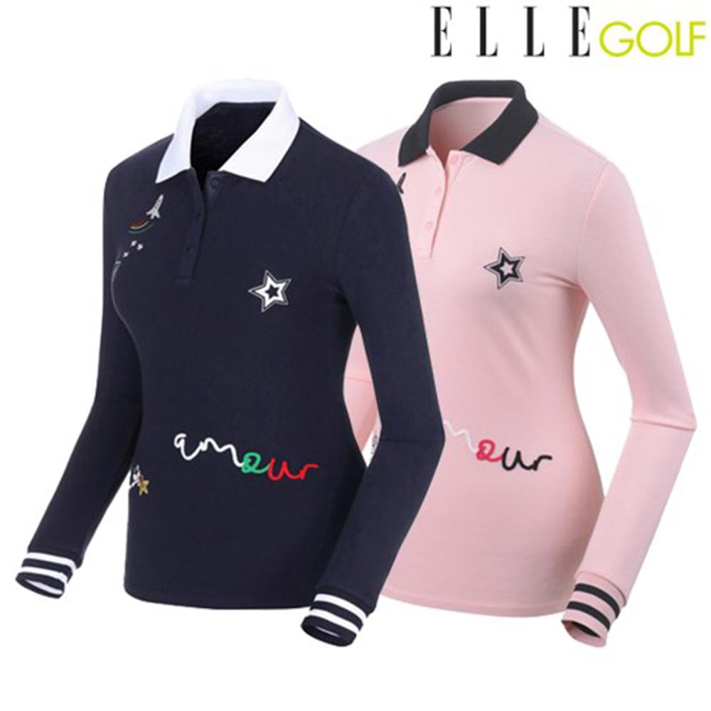 Áo thun golf nữ dài tay ELLE GOLF 6F-65208