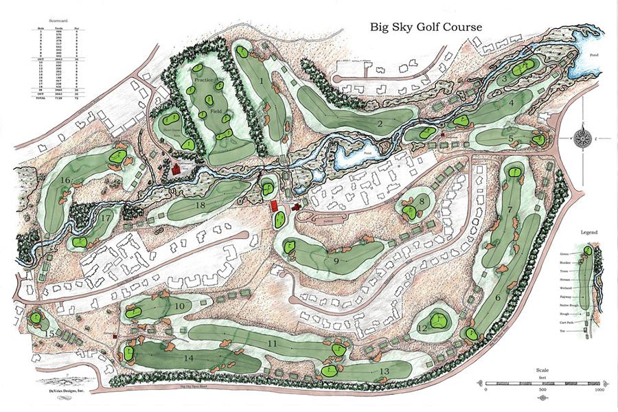 Tìm hiểu về bản vẽ thiết kế sân golf