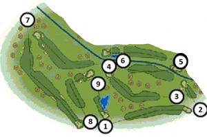 Diện tích sân golf 9 lỗ đạt tiêu chuẩn là bao nhiêu?
