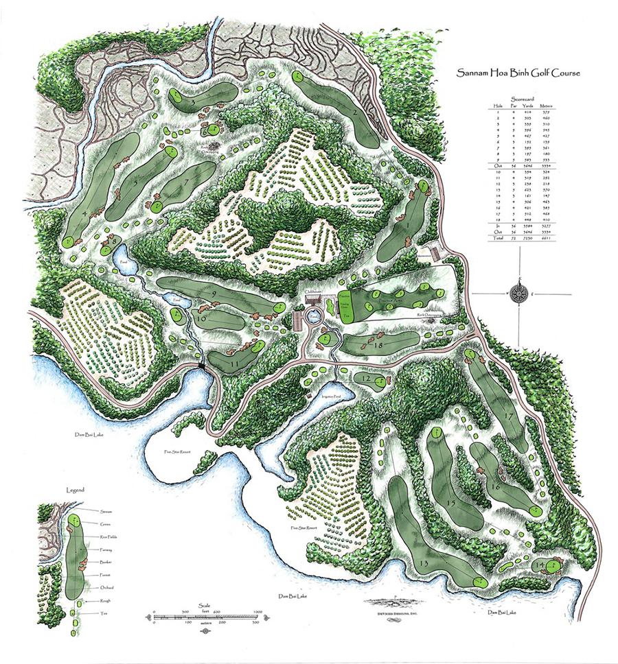 Top những tiêu chuẩn về thiết kế sân tập golf