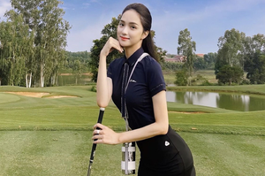 Bóng hồng Việt “thi nhau” đọ sắc qua những tấm ảnh golf 