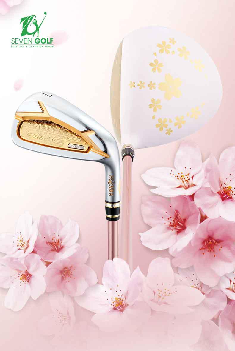 Bộ gậy golf nữ fullset Honma Sakura 5 Sao phiên bản giới hạn đặc biệt